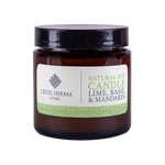 Celtic Herbal - Mandarin, Lime & Basil Natural Soy Candle 100g