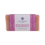 Celtic Herbal - Rose Geranium & Grapefruit Soap 100g