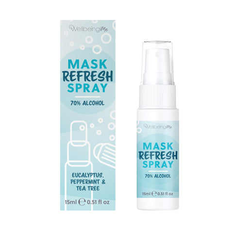 Face Mask Refresh Spray with Eucalyptus, Peppermint & Tea Tree 15ml