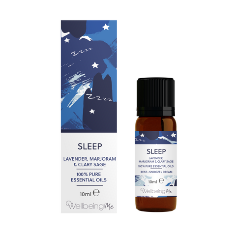 WellbeingMe - Sleep - Lavender, Marjoram & Clary Sage Essential Oil Blend 10ml